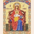 Схема для вышивания бисером МАРИЧКА "Богородица Державная" 